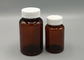 Brown Pet Botol Untuk Farmasi, Botol Obat Plastik 250ml Dengan Tutup