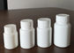 Round 60ml Botol Plastik, Botol Obat Putih Dengan Cap 13.6g Berat