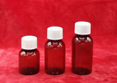 Botol Obat Syrup dengan tutup putih 8g hingga 13g dengan berat 41mm hingga 43mm