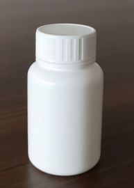 100ml Set Lengkap Botol Obat Pil, Botol Pil Putih Dengan Cap Berat 16.2g
